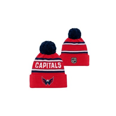 NHL, zimná, čiapka, WORDARK, JACQUARD, CUFF, POM, WASHINGTON, CAPITALS, junior